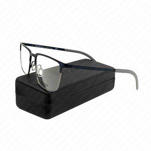 Flexon Men's B2034 410 54mm Matte Navy Eyeglasses